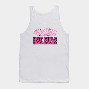 HOT Girls Read Books Bookish Quote Tank Top